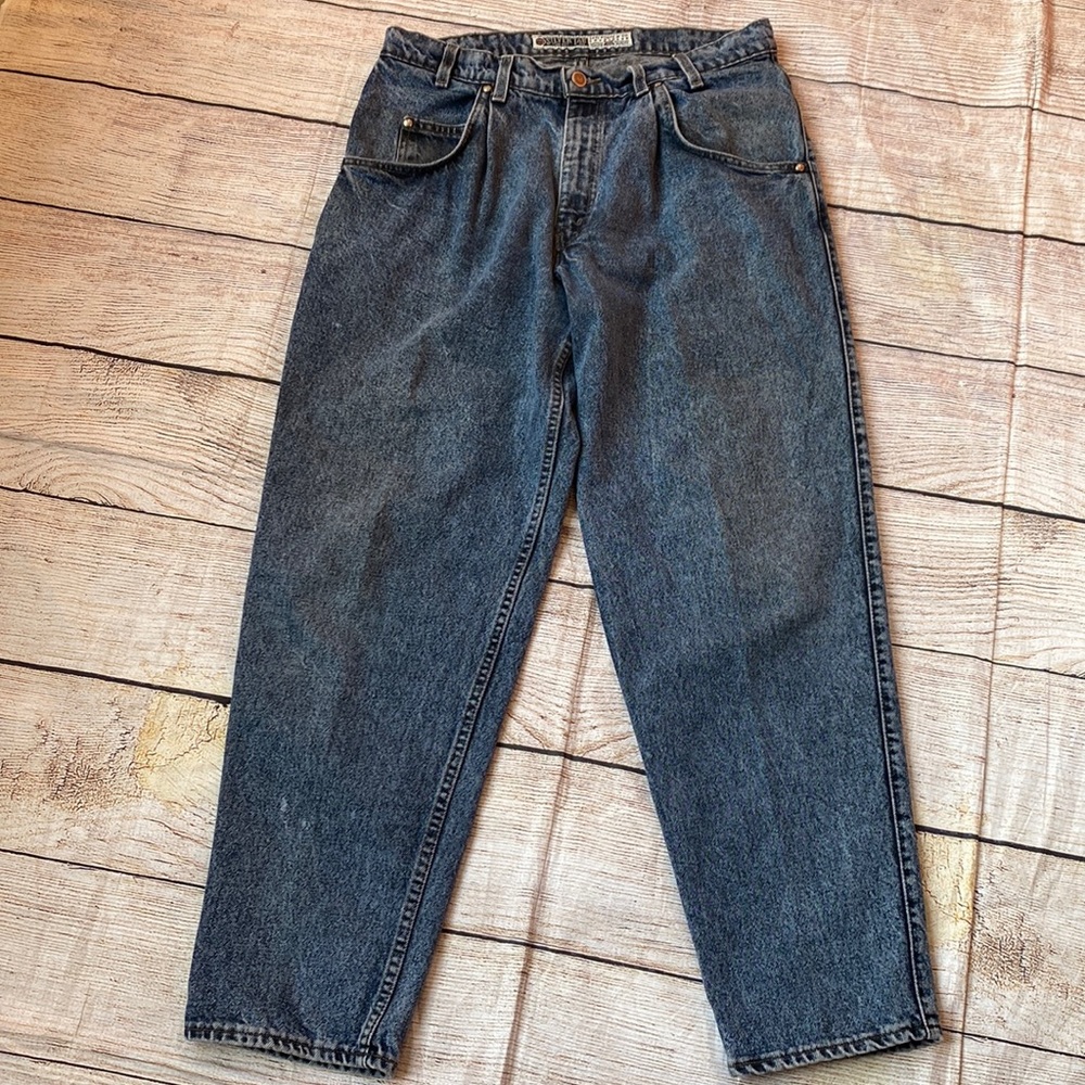 Levi’s silver tab label 100% cotton jeans baggy loose fit size 36x30
